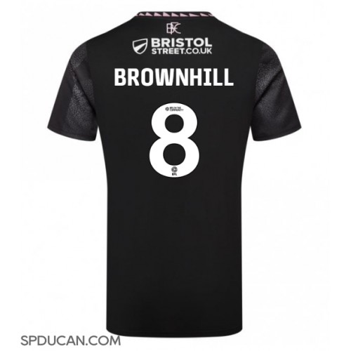 Muški Nogometni Dres Burnley Josh Brownhill #8 Gostujuci 2024-25 Kratak Rukav